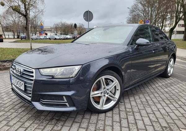 Audi A4 cena 99900 przebieg: 69731, rok produkcji 2018 z Warszawa małe 631